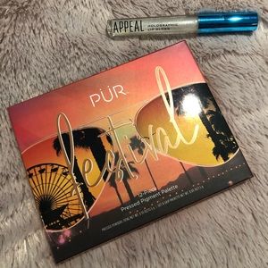 PUR festival palette &Appeal Holographic lip gloss